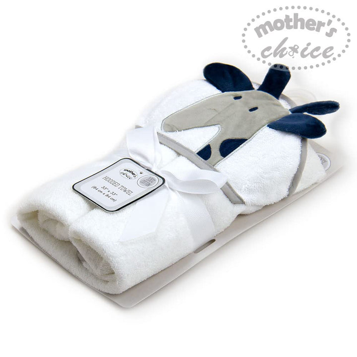 Mother's Choice Baby Towels 100% Organic Cotton Butterfly Hooded Design, Oeko-TEX Certified, Ultra-Soft Absorbent Hooded Bath Towel for Newborn Girls, (Butterfly)