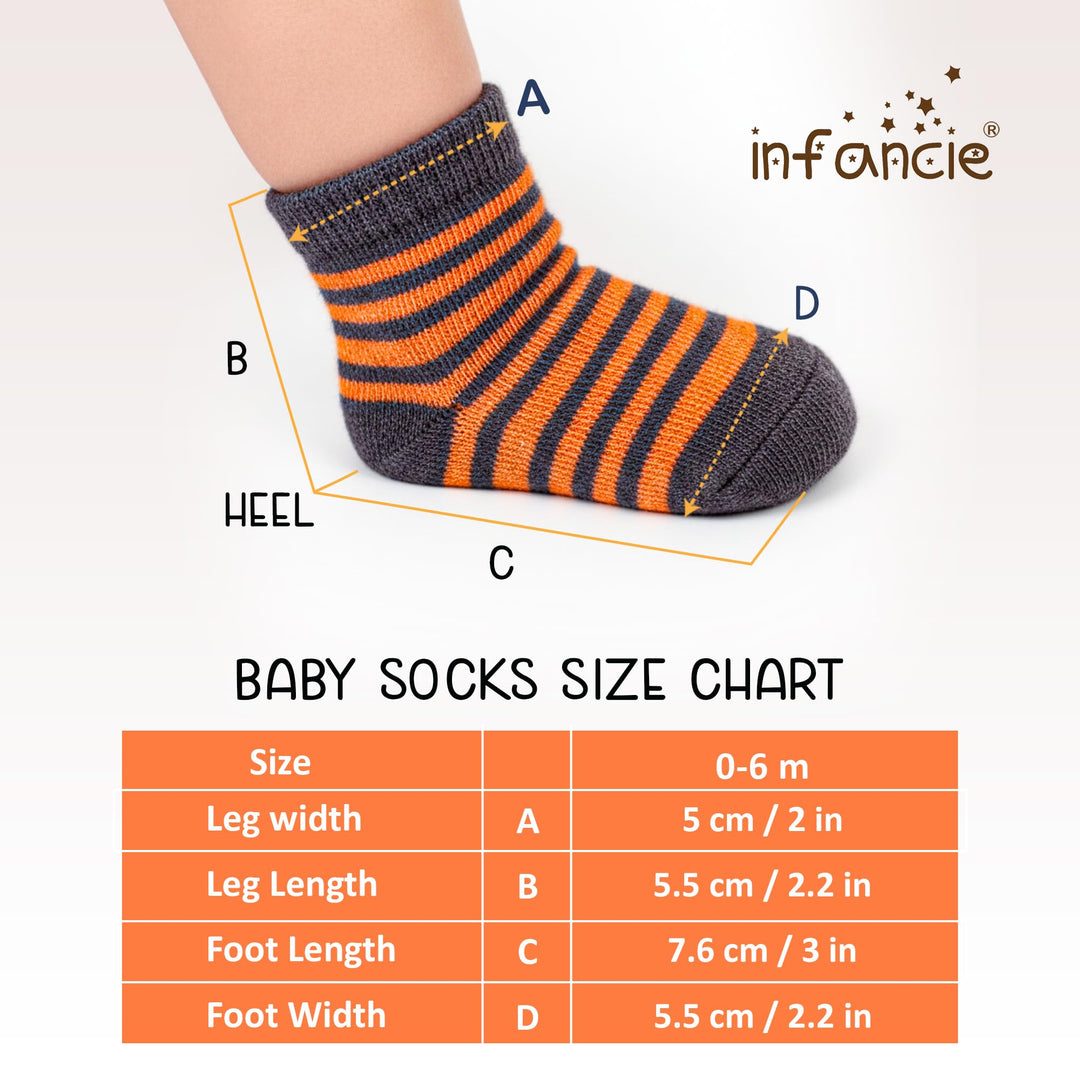GOTS Certified Organic Cotton Rich Blend Baby Socks 12 Pairs For 0 - 6 (M) Baby Girl Soft, Stretchable & Comfortable Girl newborn Socks, Adorable Sock Shoes For Baby Girl, Gift For Little, Pink