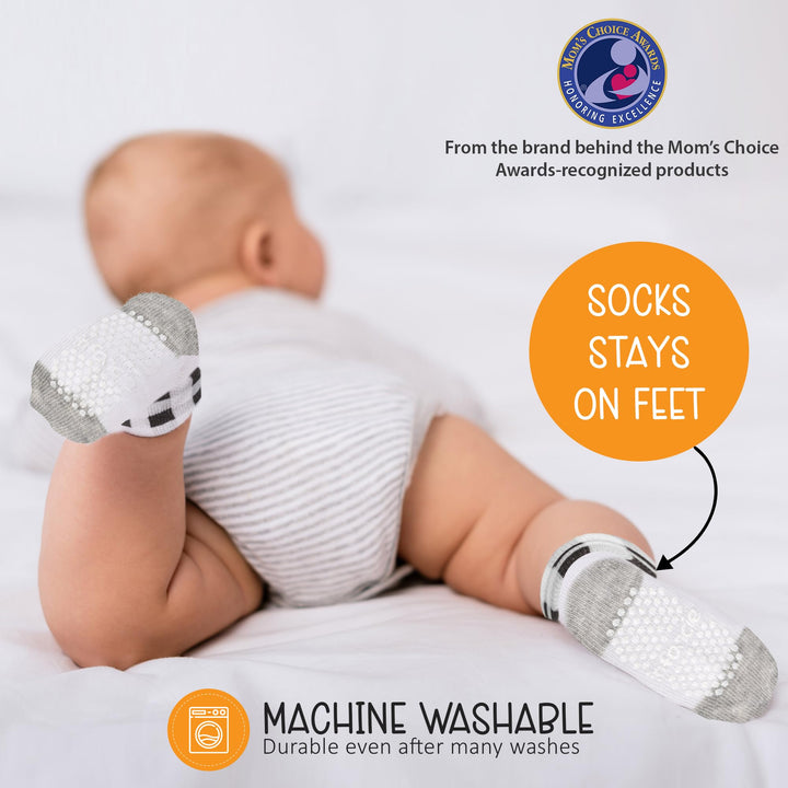 GOTS Certified Organic Cotton Rich Blend Baby Socks 12 Pairs For 0 - 6 (M) Baby Girl Soft, Stretchable & Comfortable Girl newborn Socks, Adorable Sock Shoes For Baby Girl, Gift For Little, Pink