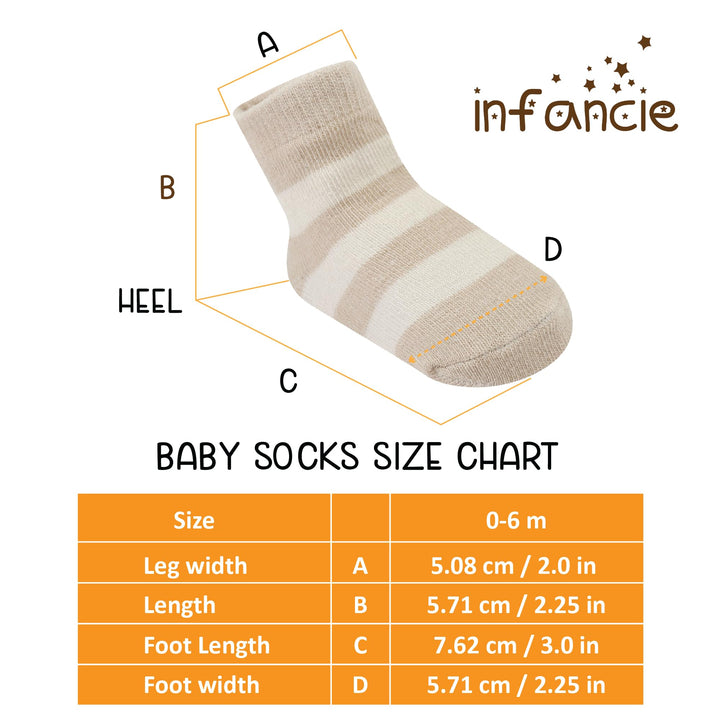 GOTS Certified Organic Cotton Rich Blend Baby Socks 12 Pairs For 0 - 6 (M) Baby Girl Soft, Stretchable & Comfortable Girl newborn Socks, Adorable Sock Shoes For Baby Girl, Gift For Little, Pink