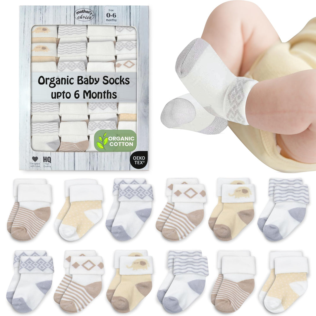 Mother's Choice Organic Cotton Baby Socks