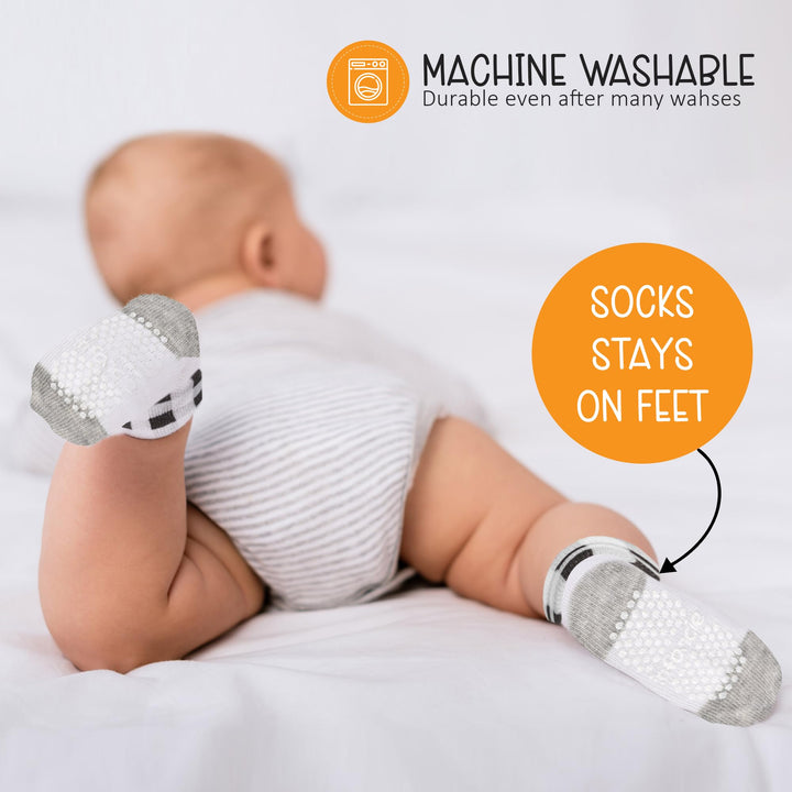 GOTS Certified Organic Cotton Rich Blend Baby Socks 12 Pairs For 0 - 6 (M) Baby Girl Soft, Stretchable & Comfortable Girl newborn Socks, Adorable Sock Shoes For Baby Girl, Gift For Little, Pink