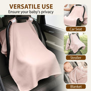 Organic Muslin Cotton Car Seat Cover