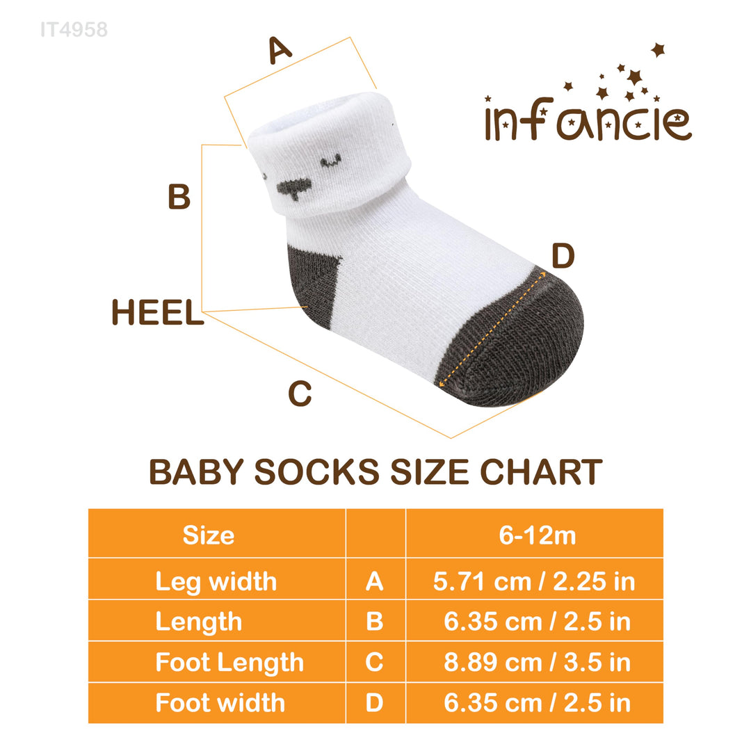 GOTS Certified Organic Cotton Rich Blend Baby Socks 12 Pairs For 0 - 6 (M) Baby Girl Soft, Stretchable & Comfortable Girl newborn Socks, Adorable Sock Shoes For Baby Girl, Gift For Little, Pink