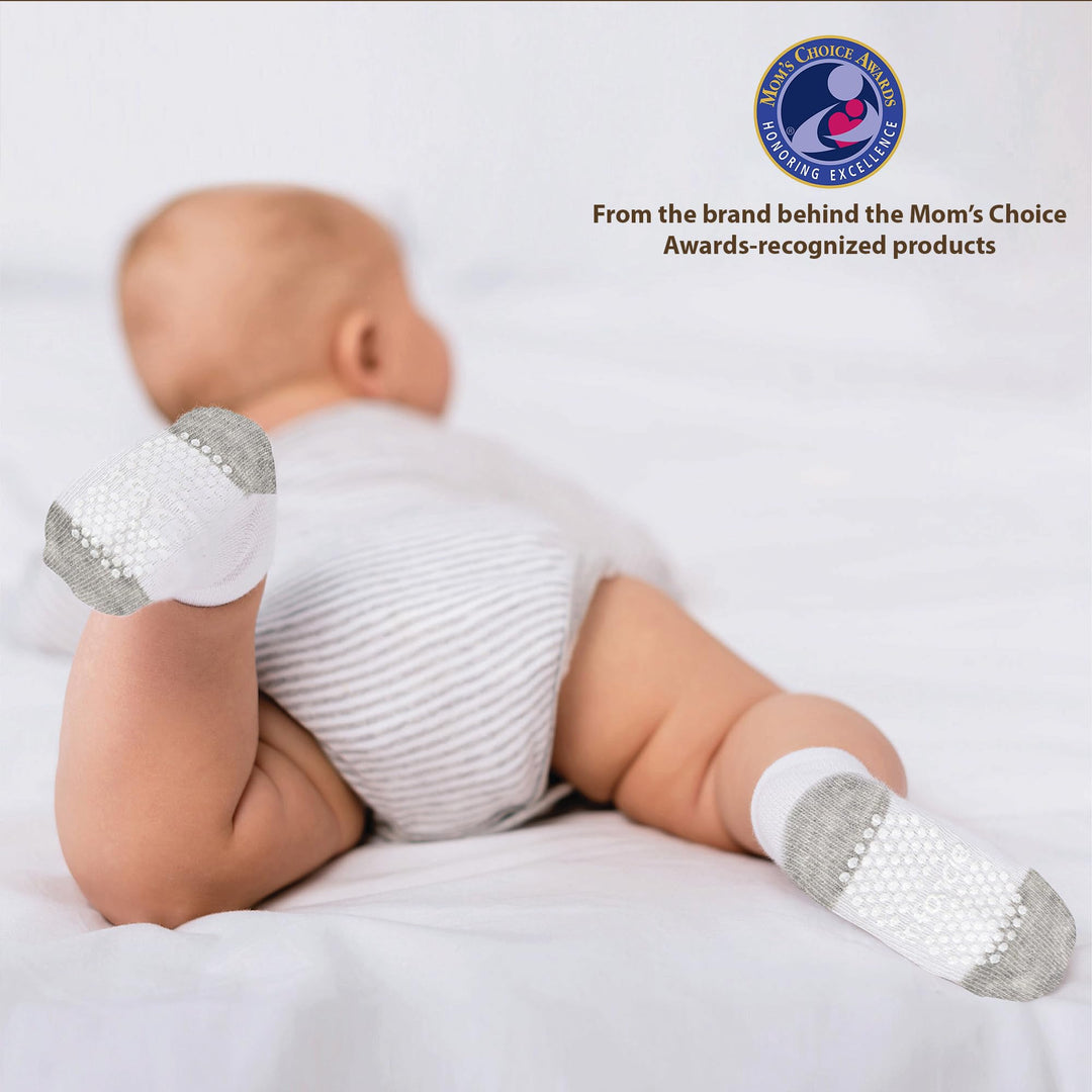 GOTS Certified Organic Cotton Rich Blend Baby Socks 12 Pairs For 0 - 6 (M) Baby Girl Soft, Stretchable & Comfortable Girl newborn Socks, Adorable Sock Shoes For Baby Girl, Gift For Little, Pink