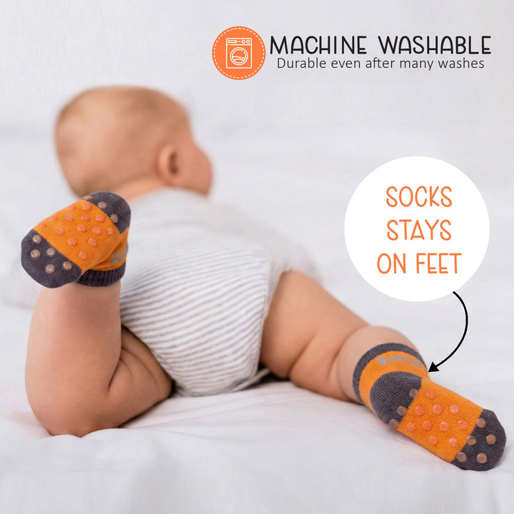 GOTS Certified Organic Cotton Rich Blend Baby Socks 12 Pairs For 0 - 6 (M) Baby Girl Soft, Stretchable & Comfortable Girl newborn Socks, Adorable Sock Shoes For Baby Girl, Gift For Little, Pink