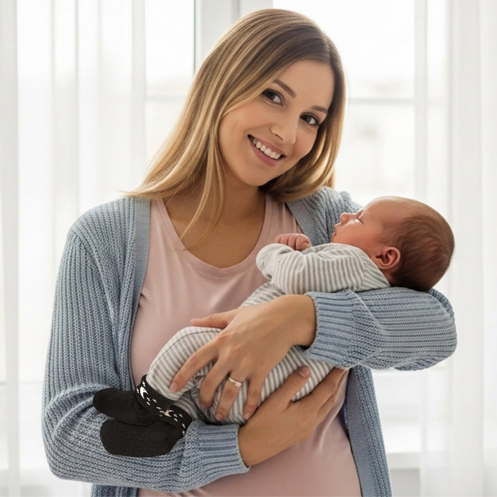 Mother's Choice Organic Cotton Baby Socks, 12 Pairs, Unisex 0-6 Months - Soft, Hypoallergenic Newborn & Infant Socks - Baby Girl & Boy Gifts