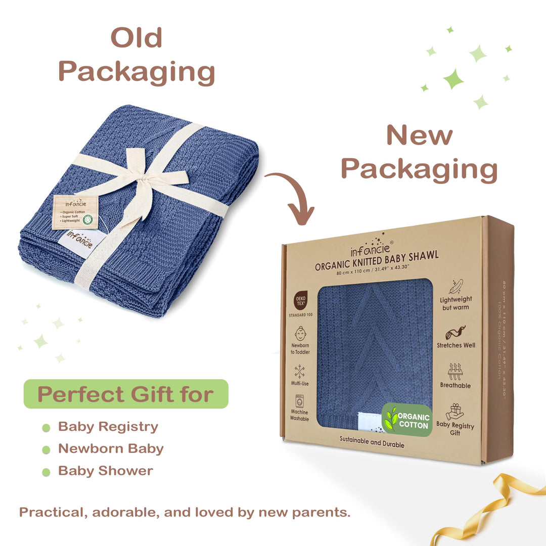 Infancie Organic Cotton Baby Blanket