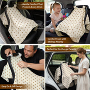 Organic Muslin Cotton Car Seat Cover