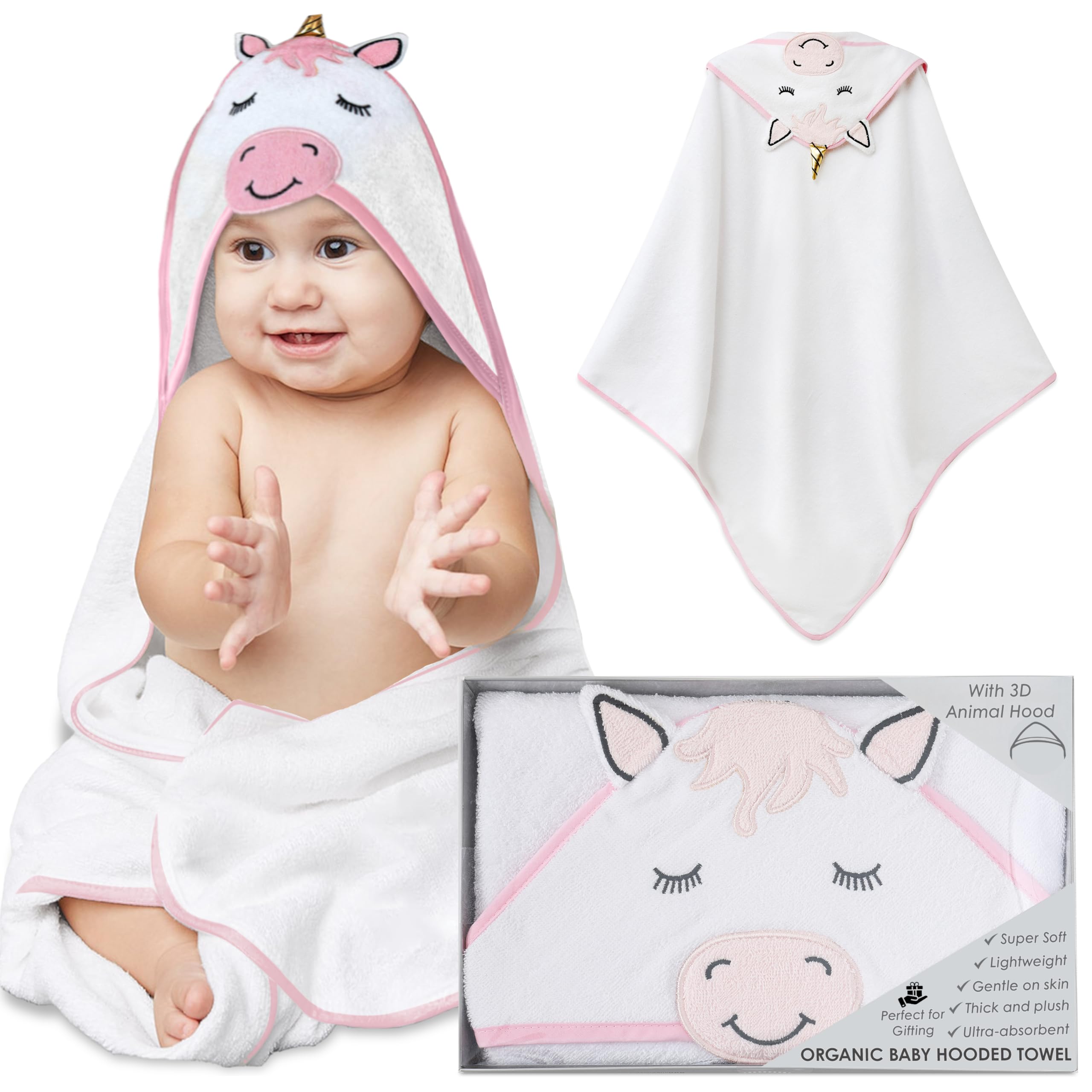 Organic Baby Hooded Towel