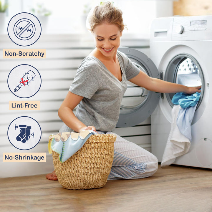 Mother's Choice Organic Cotton Baby Socks, 12 Pairs, Unisex 0-6 Months - Soft, Hypoallergenic Newborn & Infant Socks - Baby Girl & Boy Gifts, (12Pcs, Brown)