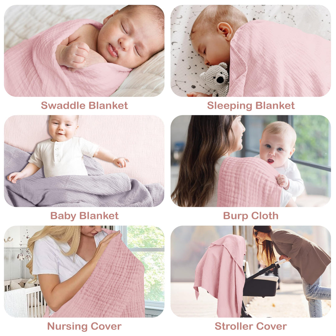 Infancie Organic Cotton Muslin Baby Blanket