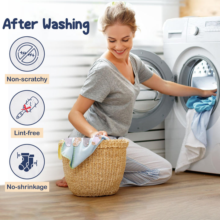 Mother's Choice Organic Cotton Baby Socks 6-12 Months, 12 Pairs Unisex Anti Slip - Soft & Hypoallergenic Baby Girl & Boys Socks (US, Age, 6 Months, 12 Months, Brown)