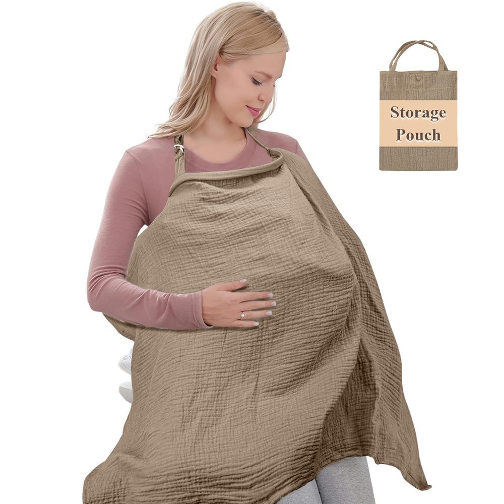 Premium Muslin Nursing Cover for Mothers