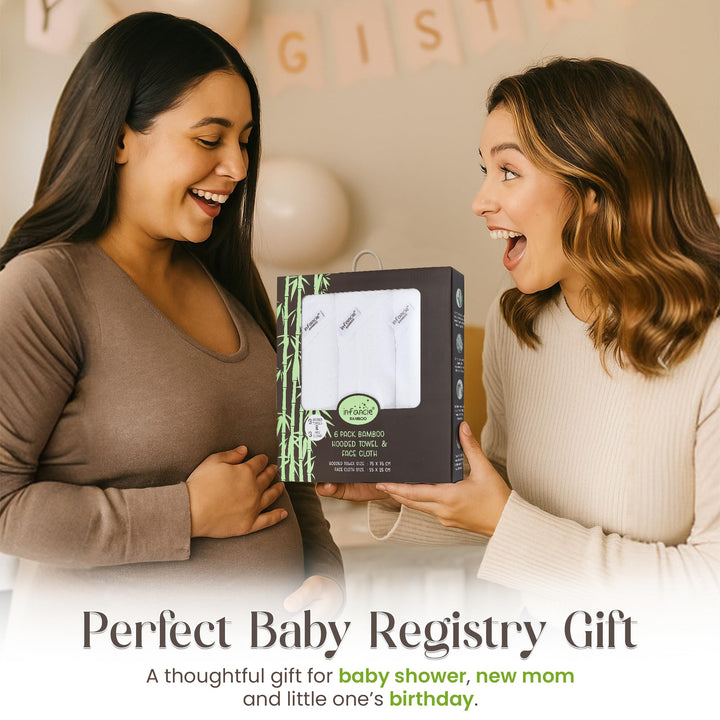 Infancie Premium Bamboo Baby Hooded Towel For Infant