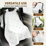 Organic Muslin Cotton Car Seat Cover