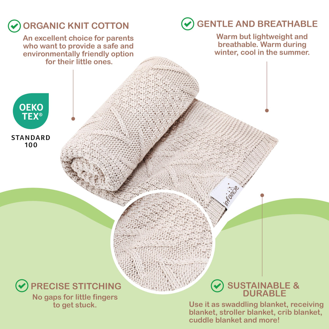 Infancie Organic Cotton Baby Blanket
