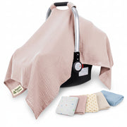 Organic Muslin Cotton Car Seat Cover