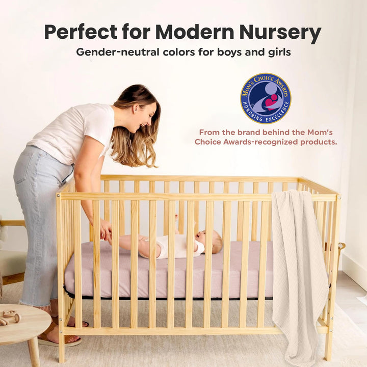 100% Organic Cotton Muslin Baby Bassinet Baby Sheet 33 X 17 Inch Soft Breathable Lightweight Stretchable Bed Sheet 2 Pack Gentle On Skin Durable Snug Fit Sheet for Newborn Bassinet Mattress