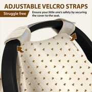 Organic Muslin Cotton Car Seat Cover
