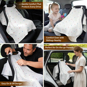 Organic Muslin Cotton Car Seat Cover