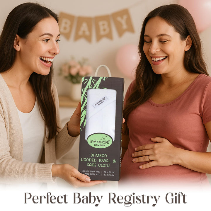 Infancie Premium Bamboo Baby Hooded Towel For Infant