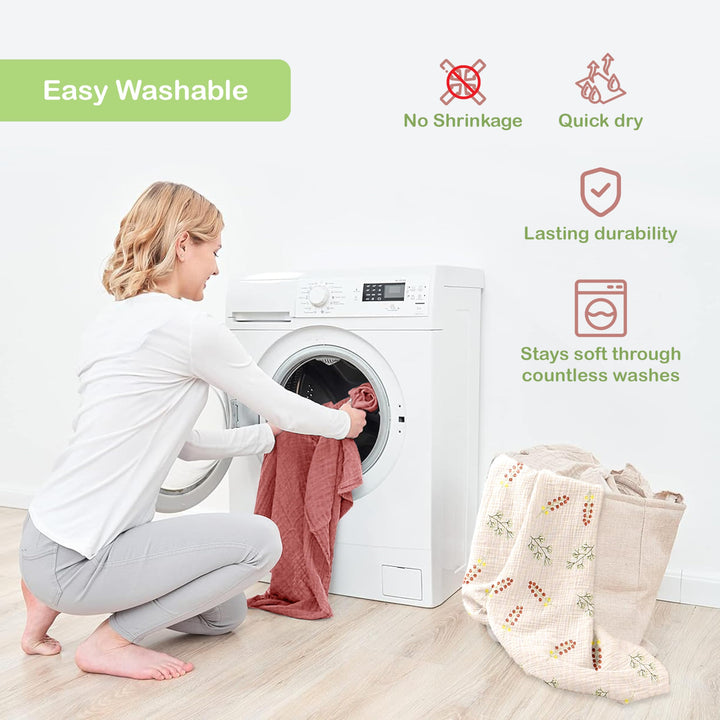 Infancie Organic Cotton Muslin Baby Blanket