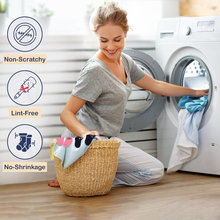 Mother's Choice Organic Cotton Baby Socks, 12 Pairs, Unisex 0-6 Months - Soft, Hypoallergenic Newborn & Infant Socks - Baby Girl & Boy Gifts