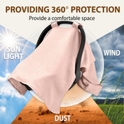 Organic Muslin Cotton Car Seat Cover