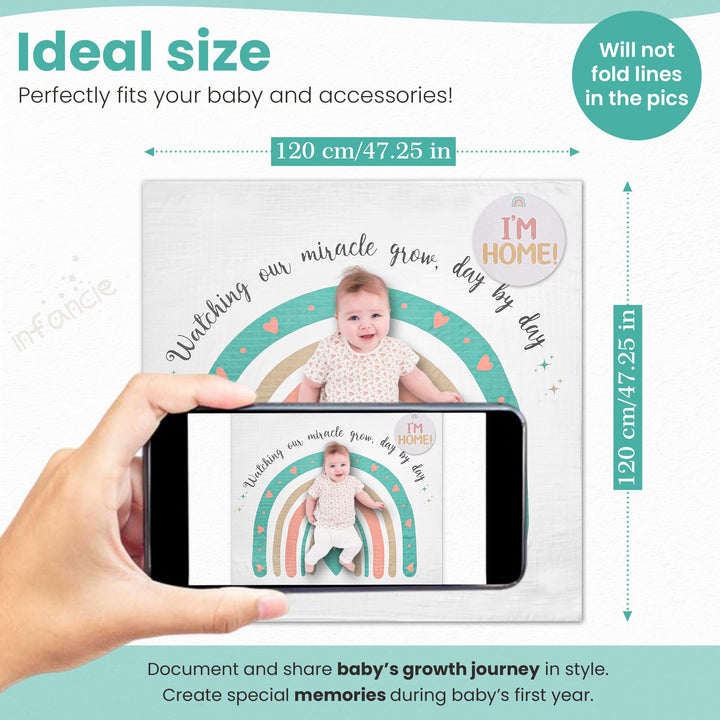 Infancie Premium Bamboo Baby Hooded Towel For Infant