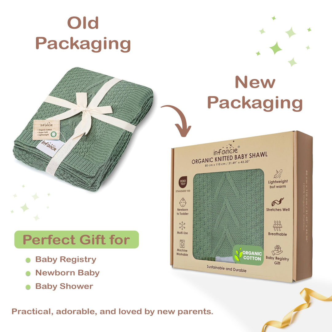 Infancie Organic Cotton Baby Blanket