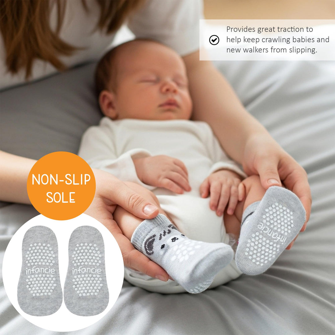 GOTS Certified Organic Cotton Rich Blend Baby Socks 12 Pairs For 0 - 6 (M) Baby Girl Soft, Stretchable & Comfortable Girl newborn Socks, Adorable Sock Shoes For Baby Girl, Gift For Little, Pink