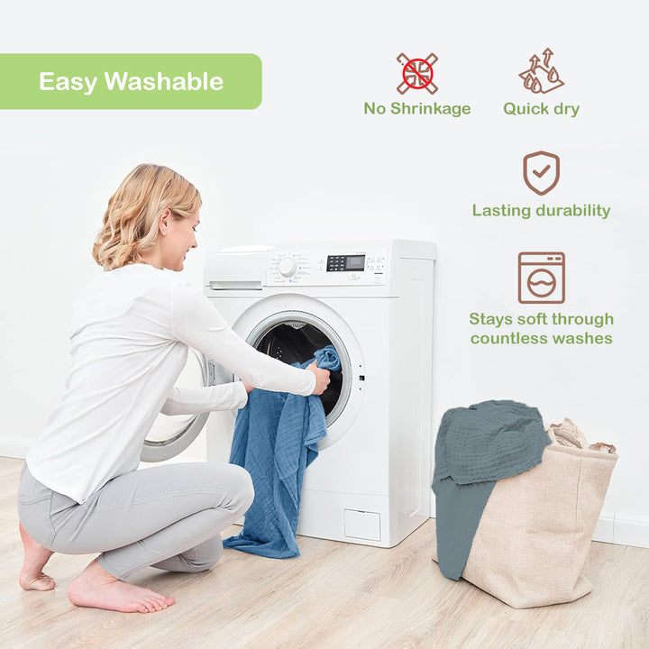 Infancie Organic Cotton Muslin Baby Blanket