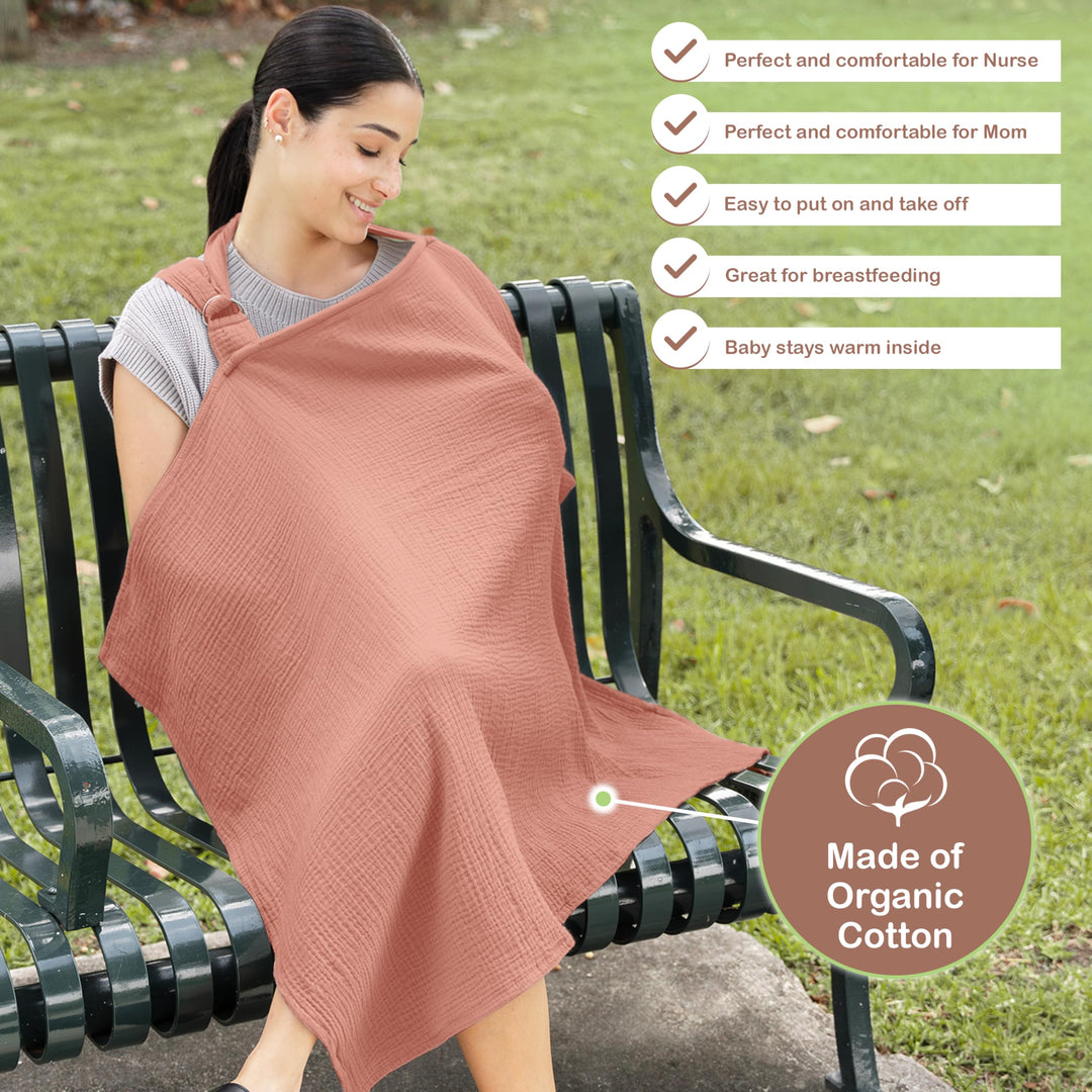 Infancie Premium Muslin Nursing Cover for Mothers