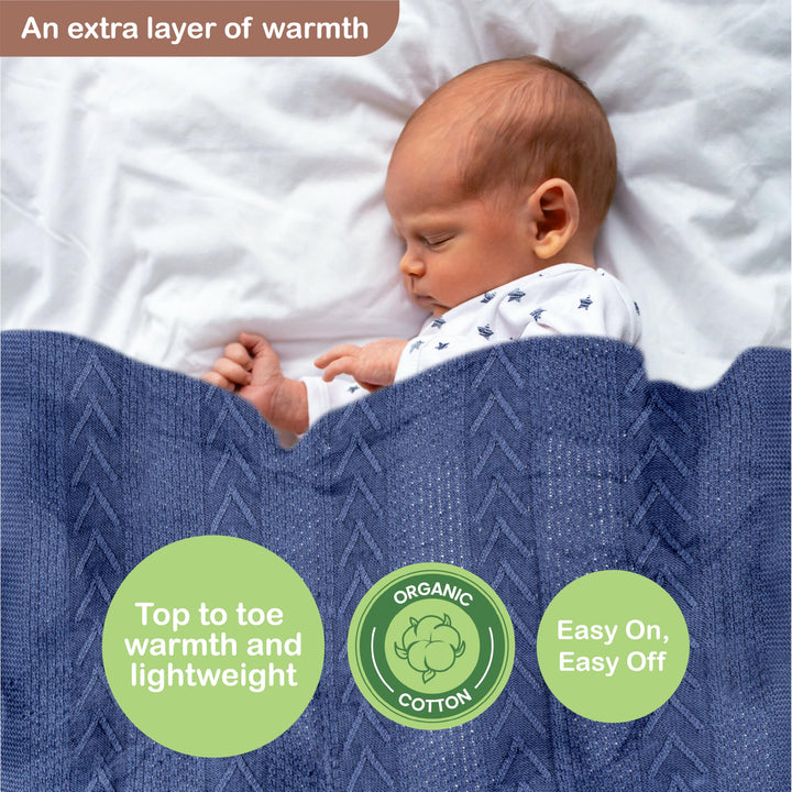 Infancie Organic Cotton Baby Blanket