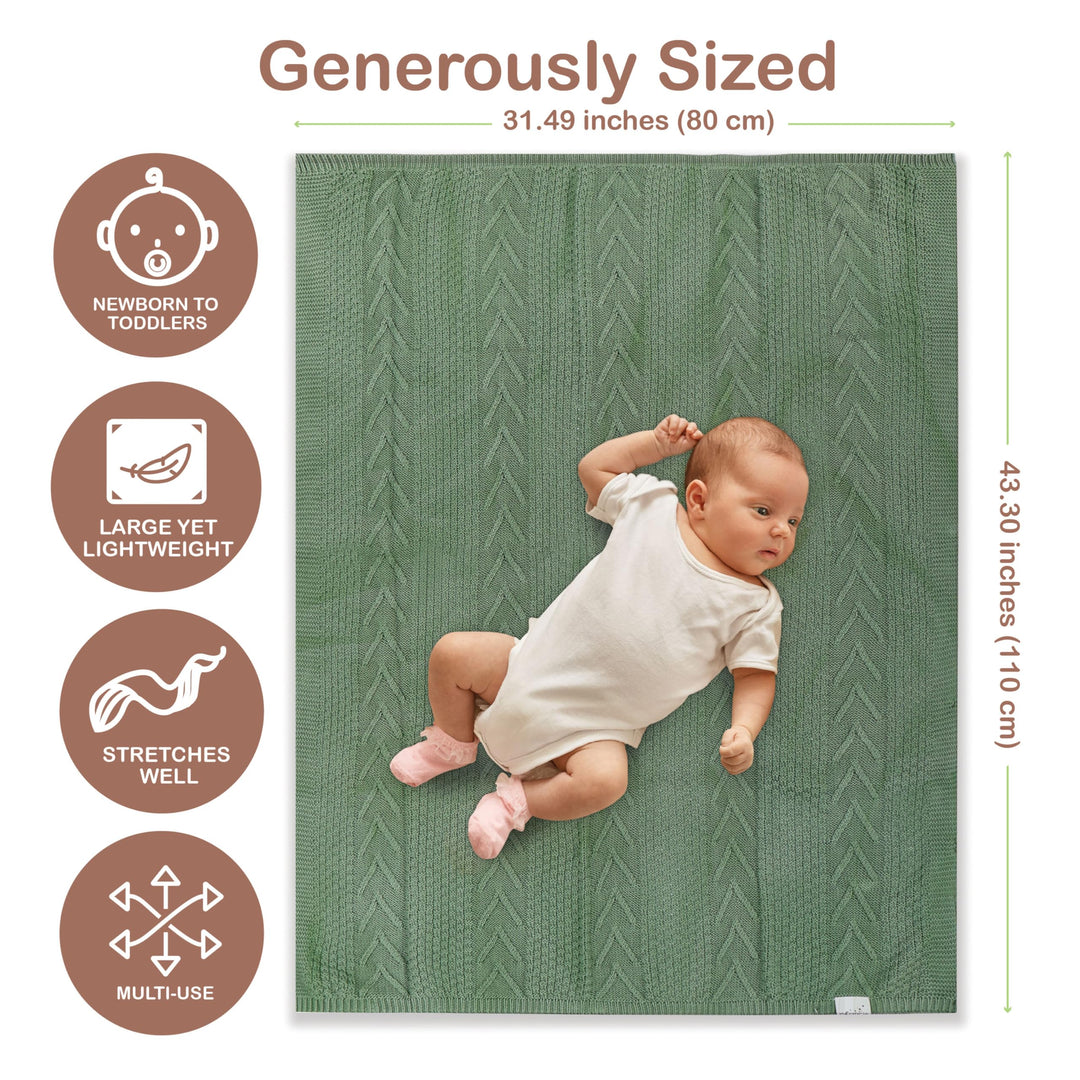 Infancie Organic Cotton Baby Blanket