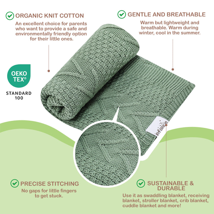 Infancie Organic Cotton Baby Blanket