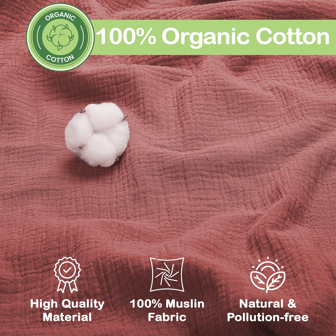 Infancie Organic Cotton Muslin Baby Blanket