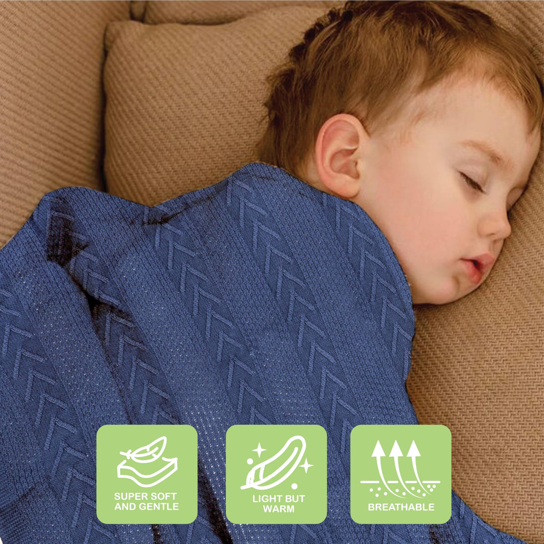 Infancie Organic Cotton Baby Blanket