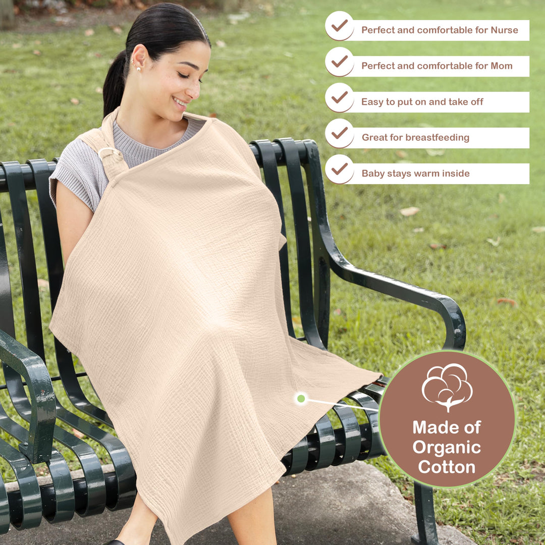 Infancie Premium Muslin Nursing Cover for Mothers