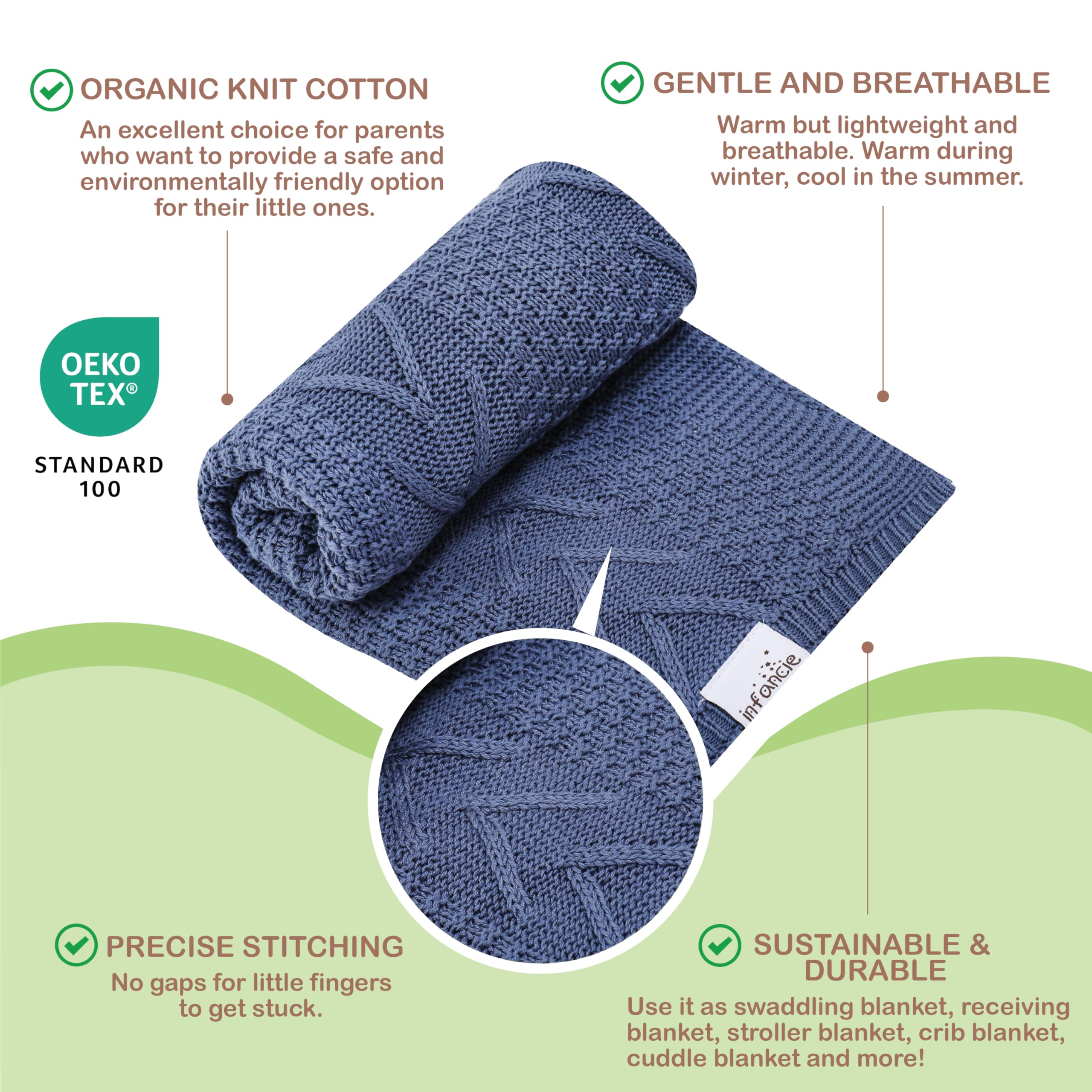 Organic Cotton Baby Blanket